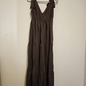 Handmade Linen Maxi Dress